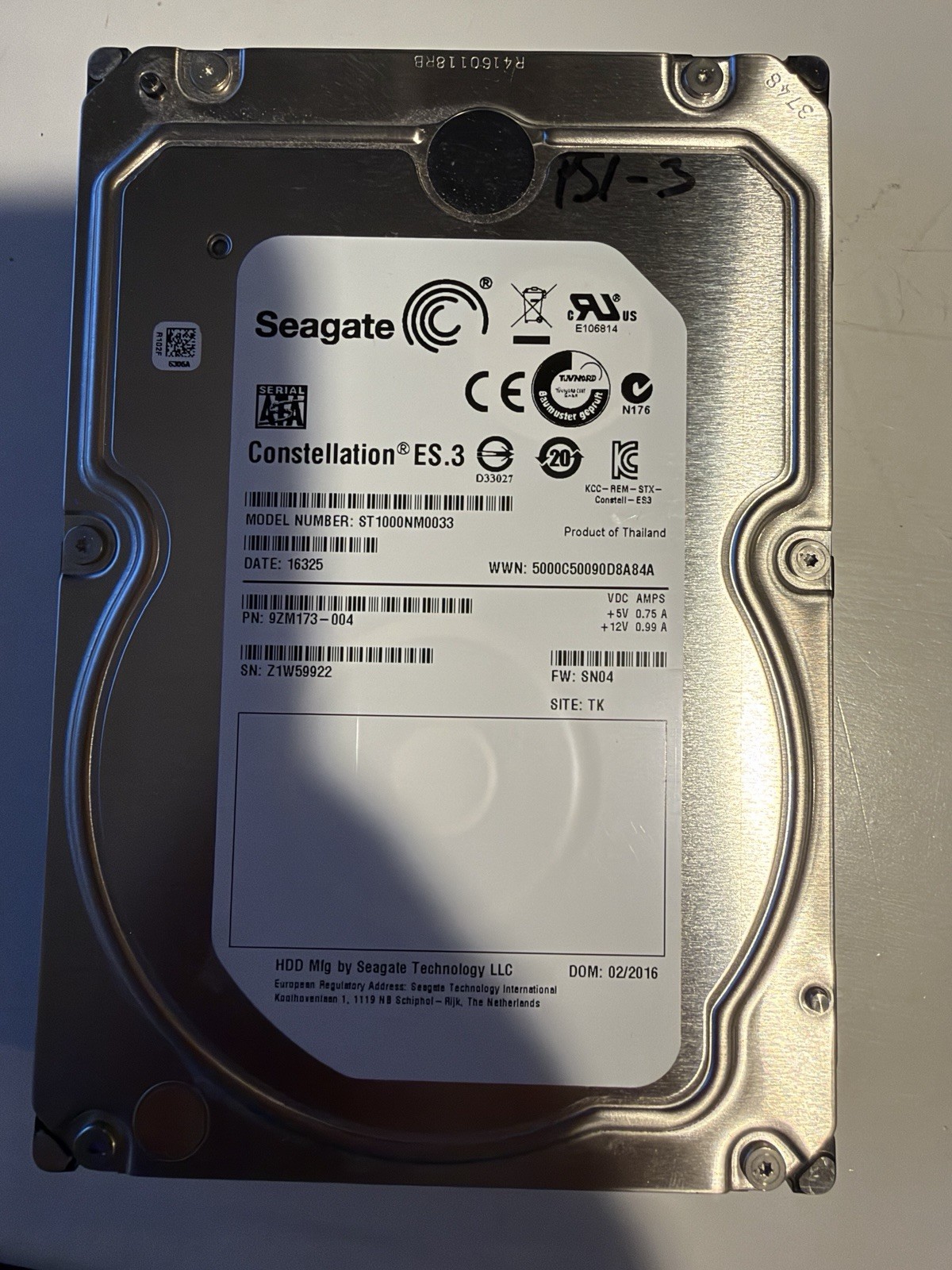 Seagate Constellation ES.3 3.5 in Enterprise HDD | ST2000NM0033 Seagate Constellation ES.3 3.5 in Enterprise HDD | ST2000NM0033