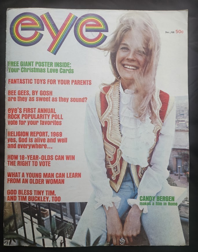 Vintage EYE MAGAZINE, 1968 1969; Includes Posters, Comic; Pre-Owned VG