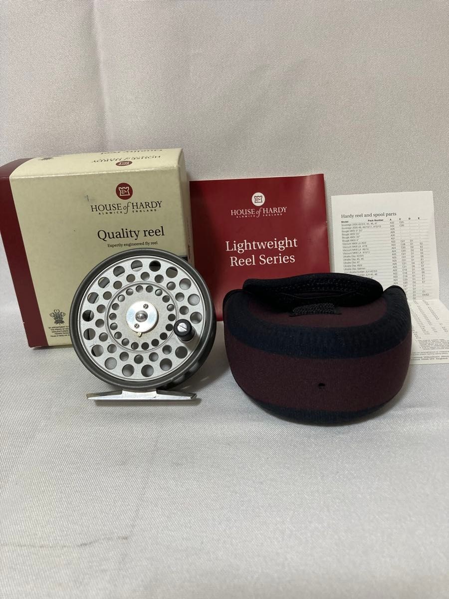 HOUSE of HARDY L.R.H. Lightweight Fly Reel, Box & Case, England