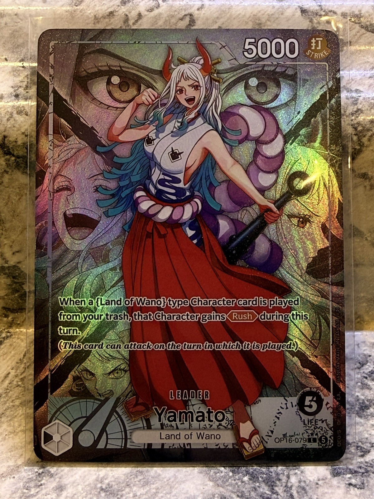 Yamato (079) (Alternate Art) OP16-079 The Time of Battle Foil NM Yamato (079) (Alternate Art) OP16-079 The Time of Battle Foil NM