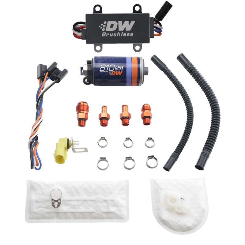 DeatschWerks Fits Dw810 Brushless 810lph In-Tank Brushless Fuel Pump w/ 9-1002 +