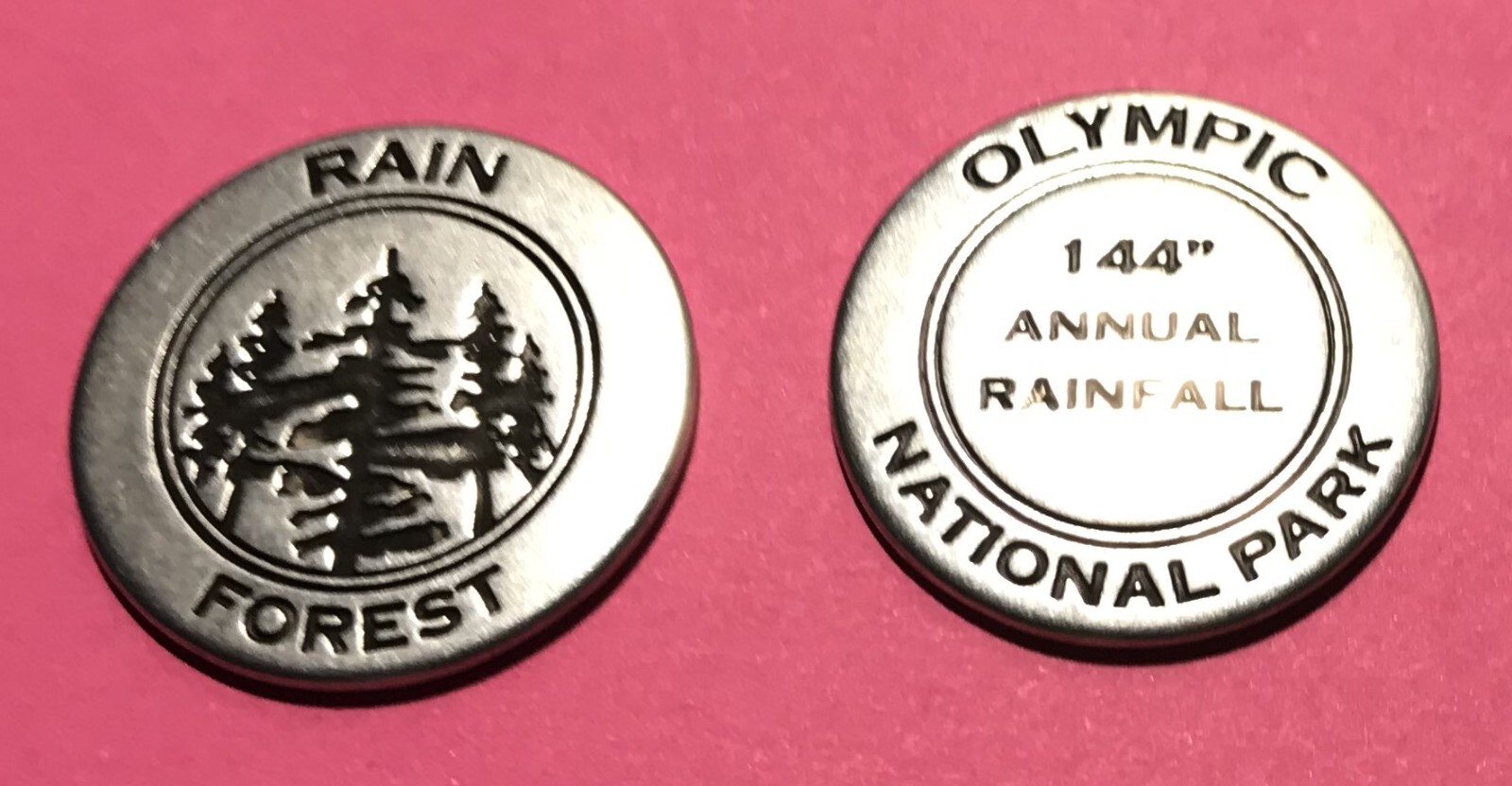 Olympic National Park Rain Forest Collectible Token Olympic National Park Rain Forest Collectible Token