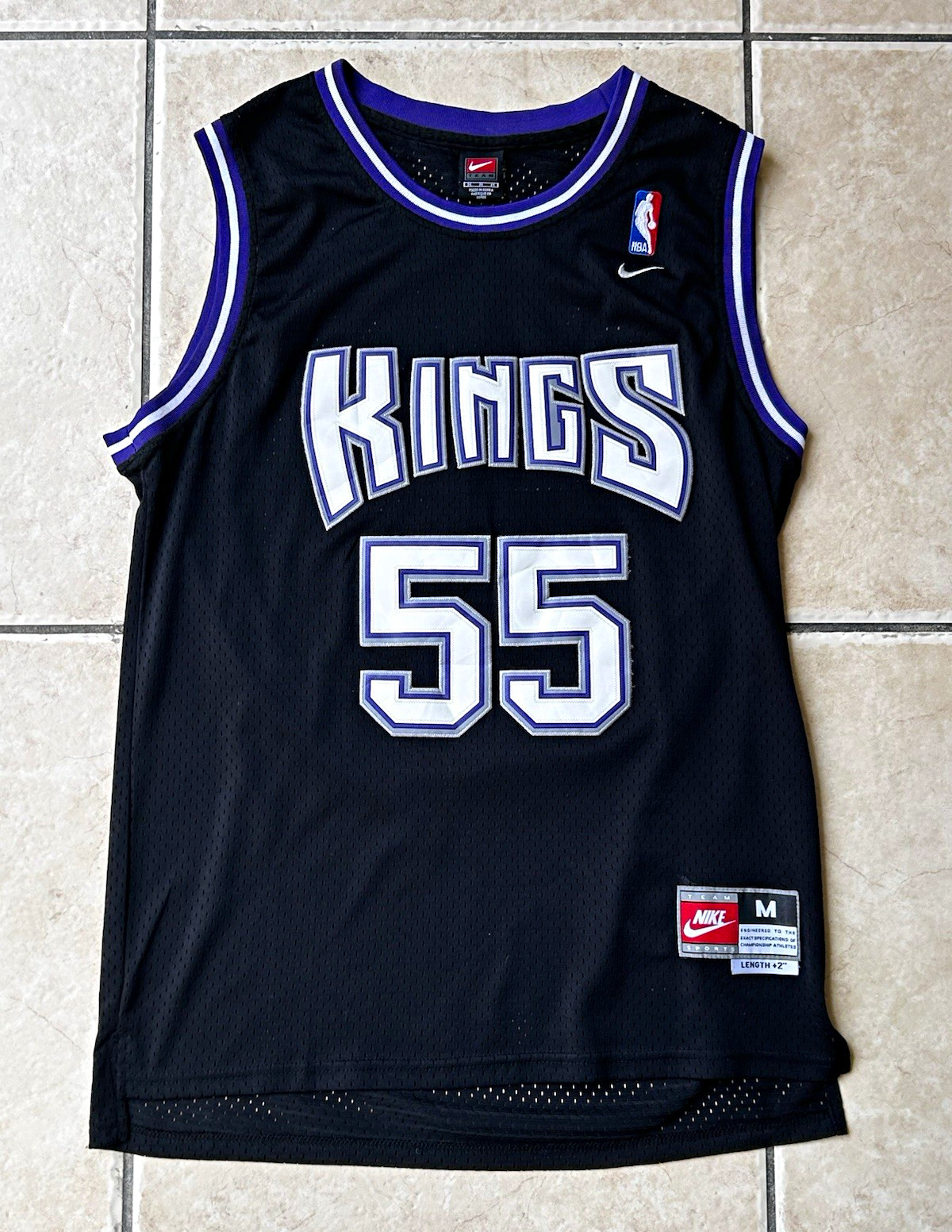 Vintage Nike Sacramento Kings Jason Williams 55 Jersey Black Swingman NBA M +2 Vintage Nike Sacramento Kings Jason Williams 55 Jersey Black Swingman NBA M +2