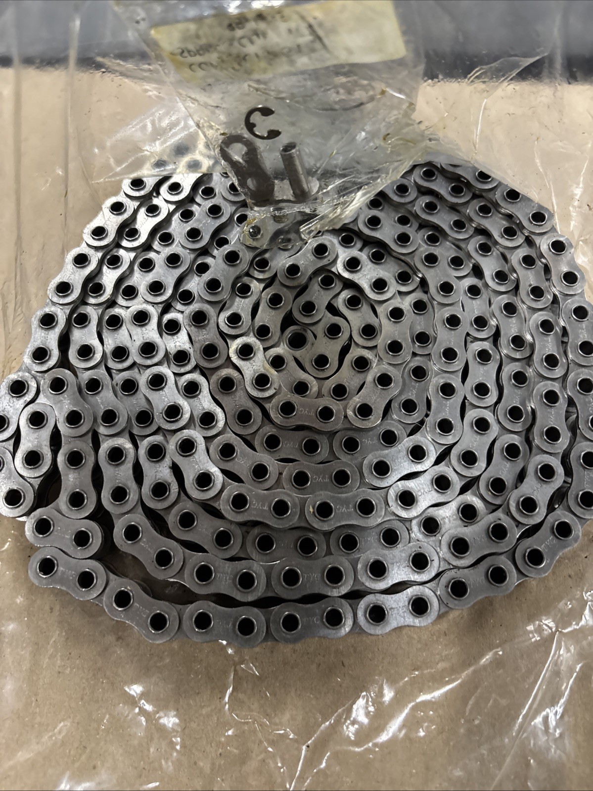 Peer Chain 08BRSS HP 08B Stainless Hollow Pin Roller Chain 10 FT NOS Peer Chain 08BRSS HP 08B Stainless Hollow Pin Roller Chain 10 FT NOS