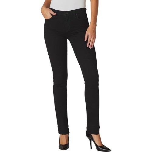 Hudson Women\'s Nico Straight Jean, Black, Size 32