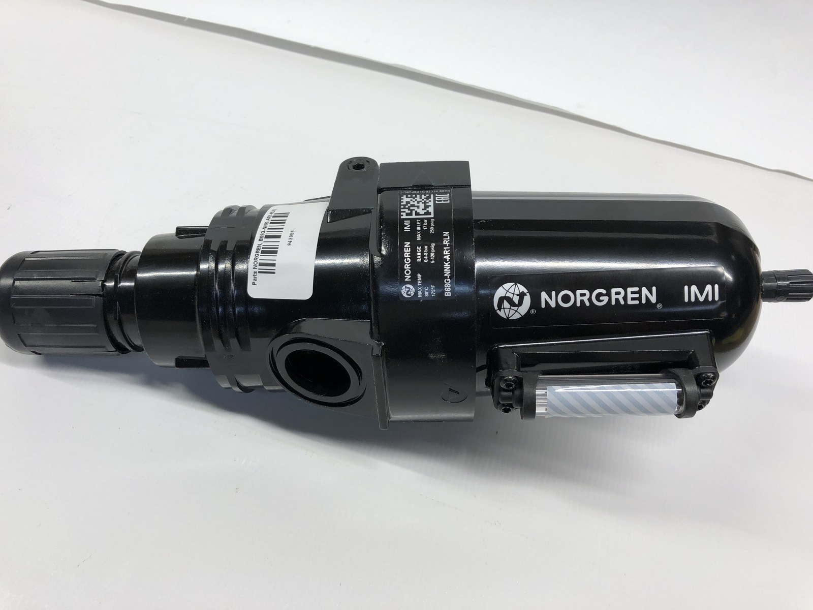 IMI Norgren B68G-NNK-AR1-RLN Olympian Plus 5µm Air Filter Regulator Auto Drain