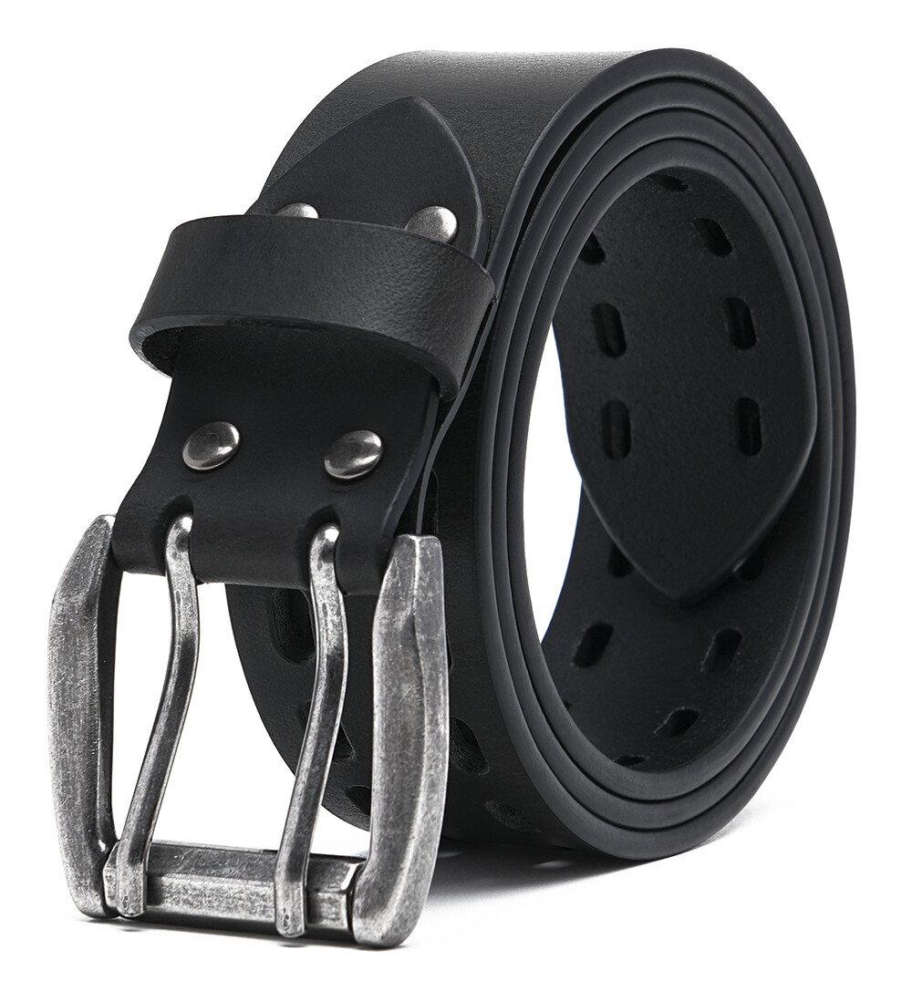 Mens Classic Genuine Leather Belt Jeans Solid Belts for Men 1.5inch Width Mens Classic Genuine Leather Belt Jeans Solid Belts for Men 1.5inch Width