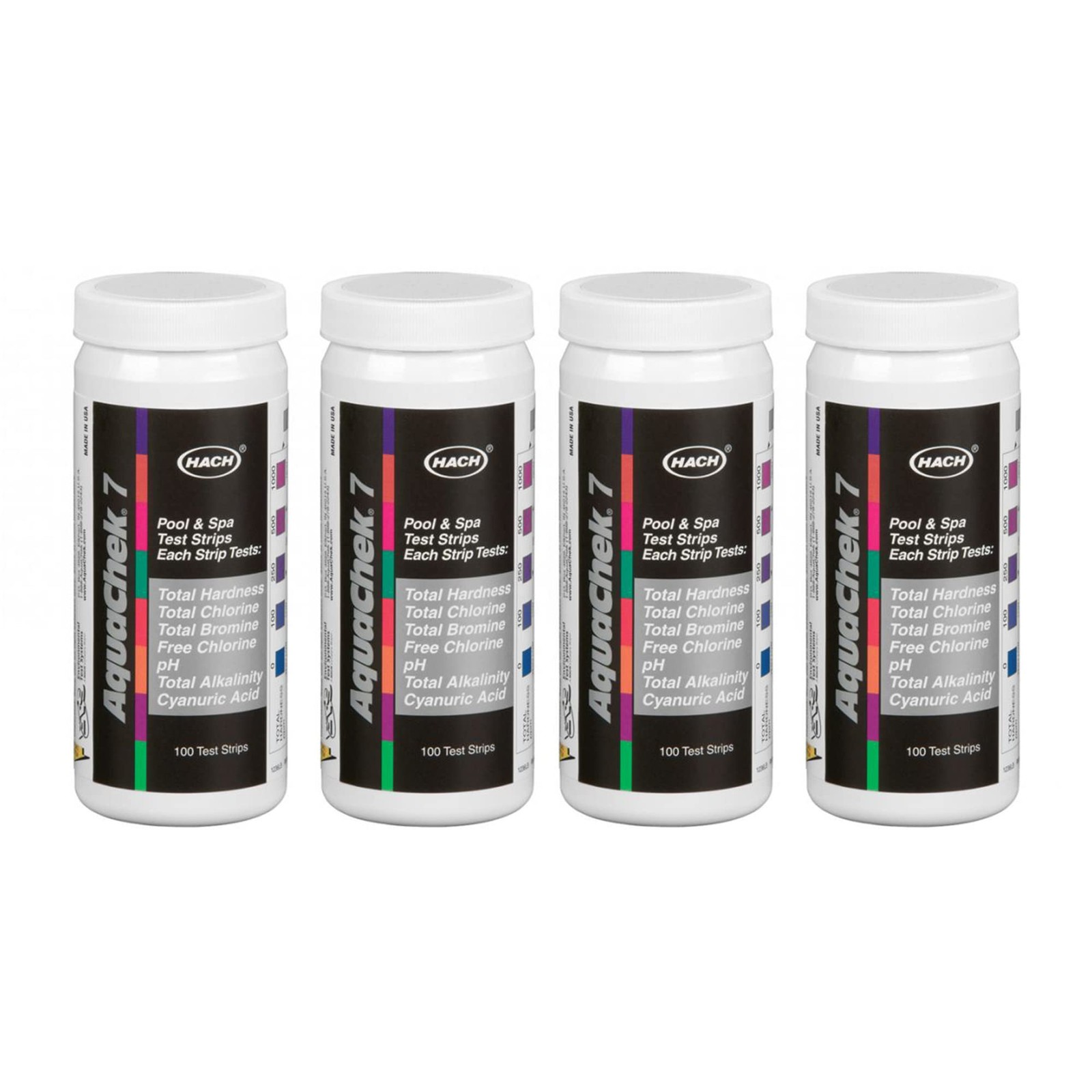 AquaChek 551236-04 Pro Silver Swimming Pool Test Strips, 4-Pack