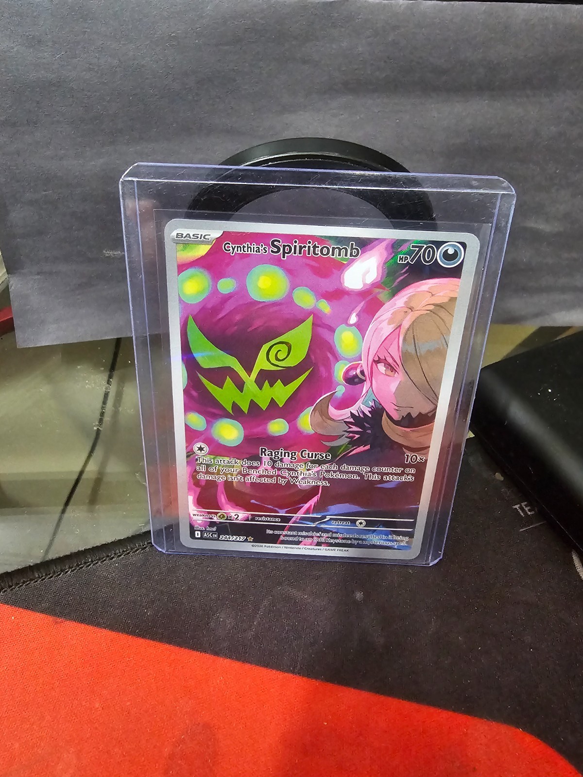 Cynthia\'s Spiritomb 244/217 Me: Ascended Heroes Holo. 2 of 2. Cynthia\'s Spiritomb 244/217 Me: Ascended Heroes Holo. 2 of 2.