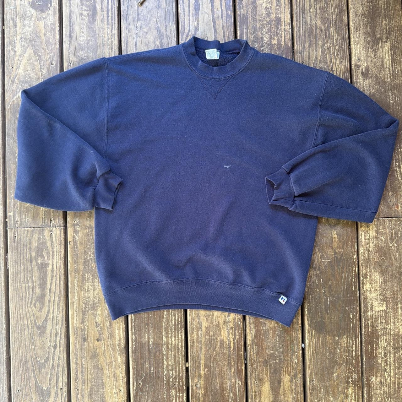 Vintage Russell Athletic Navy Crewneck Sweatshirt Made in USA Size L [COPY]