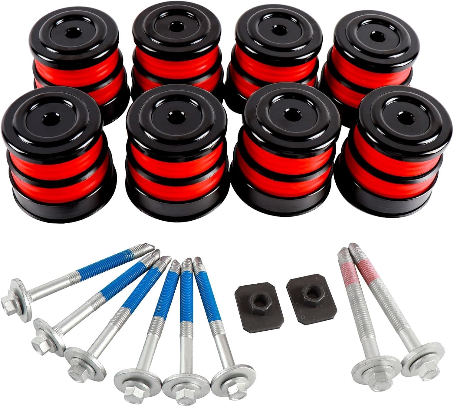 Silicone Body Mount Bushings Bolt Kit For Ford F250 F350 08-16 Crew Cab 2/4WD Silicone Body Mount Bushings Bolt Kit For Ford F250 F350 08-16 Crew Cab 2/4WD