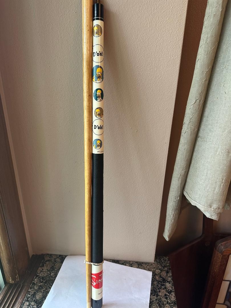 2003 The Simpsons Homer Simpson D'oh Two-Piece Billiard Cue Stick 57