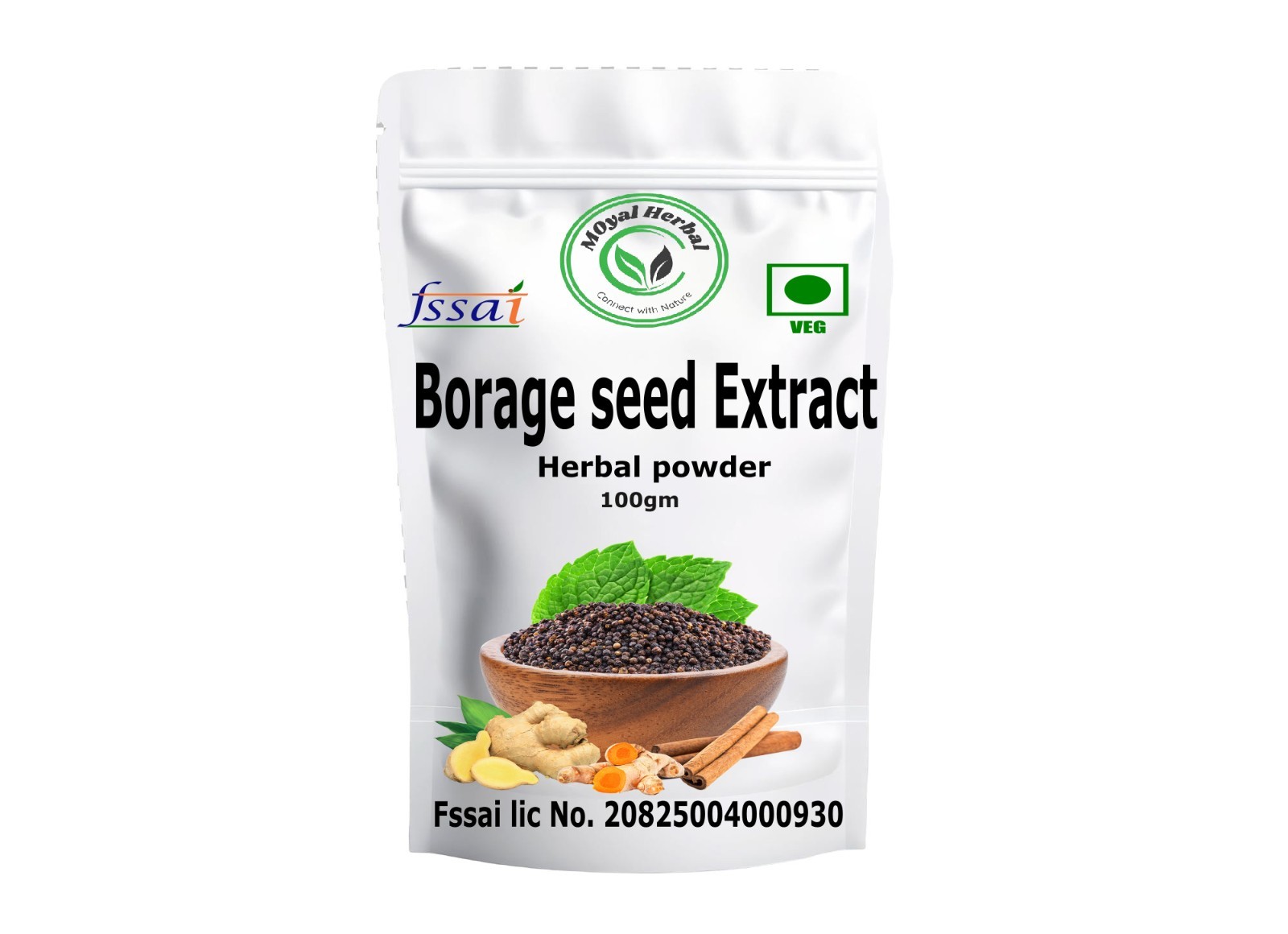 Borage Seed Extract 100gm Powder | Natural Herbal Extract Borage Seed Extract 100gm Powder | Natural Herbal Extract