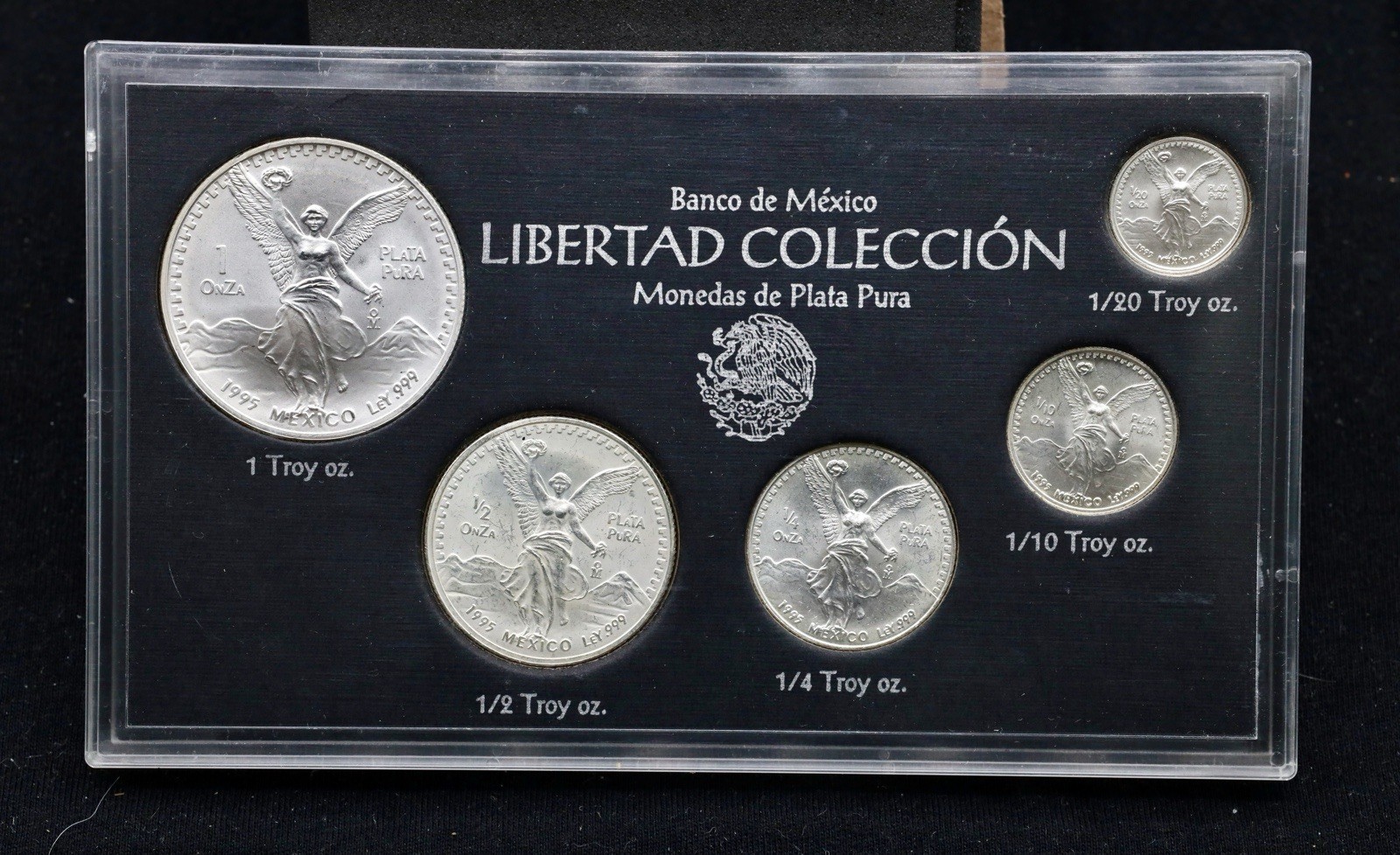 1995 Banco De Mexico Silver Libertad 5 Coin Date Set ‼️EXTREMELY RARE SET‼️