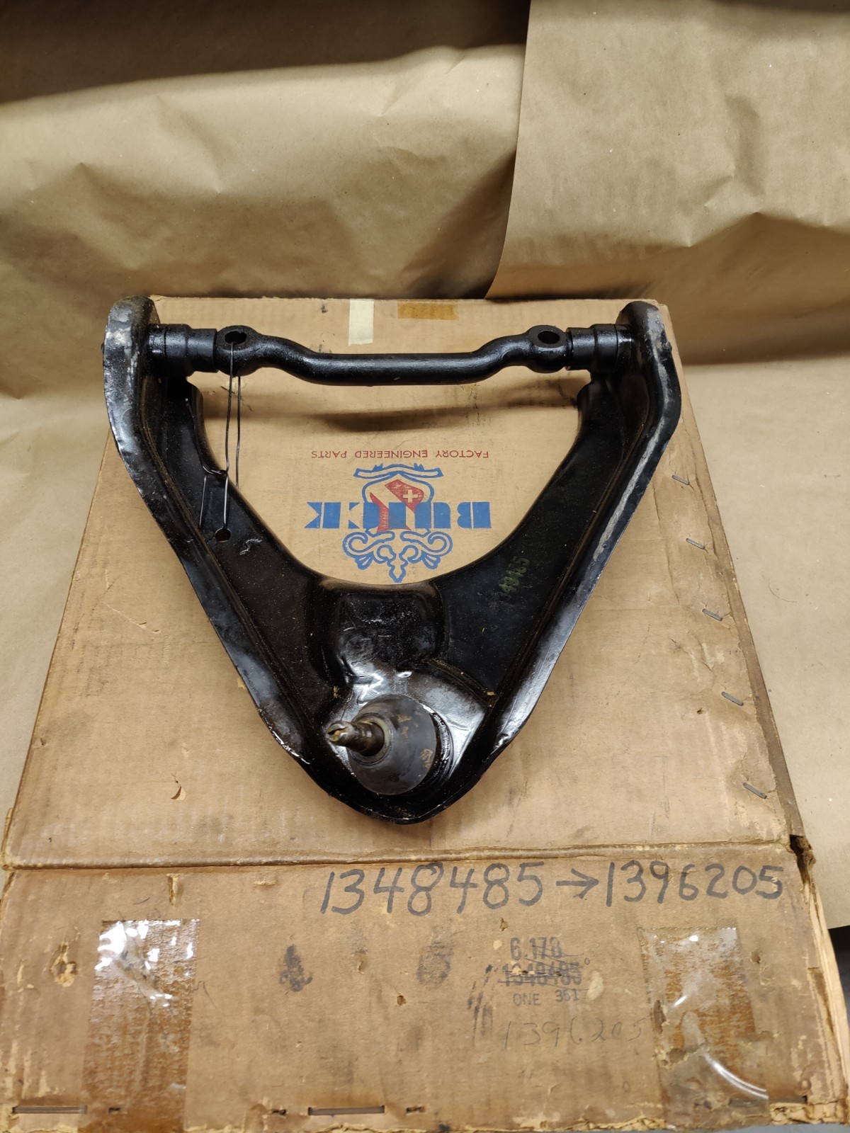 NOS OEM 1962-63 Buick Front LH Upper Control Arm & Ball Joint GM 1348485 NOS OEM 1962-63 Buick Front LH Upper Control Arm & Ball Joint GM 1348485