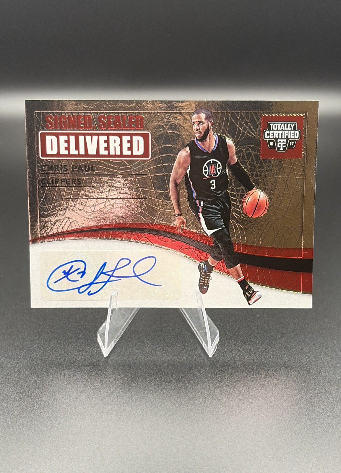 2016-17 Panini Totally Certified - Signed, Sealed, Delivered Chris Paul /35 (AU) 2016-17 Panini Totally Certified - Signed, Sealed, Delivered Chris Paul /35 (AU)