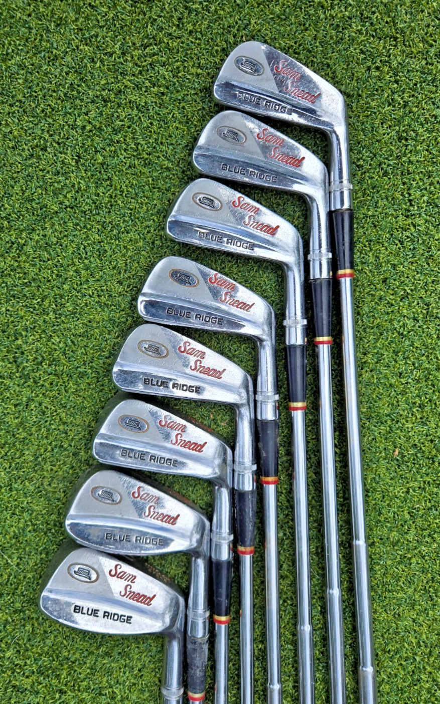 Wilson Sam Snead Blue Ridge 27242 Irons – 2‑9 – Steel – SureTac – RH Wilson Sam Snead Blue Ridge 27242 Irons – 2‑9 – Steel – SureTac – RH