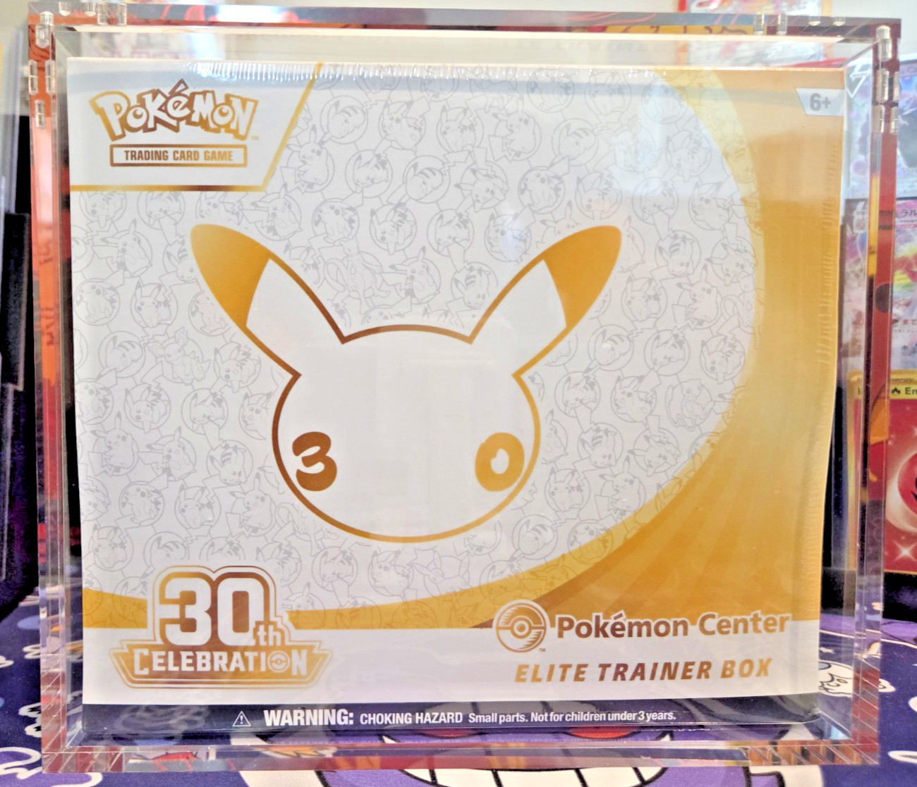 **ACRYLIC CASE ONLY**Pokemon Center 30th Anniversary Celebrations ETB SHIPS FAST