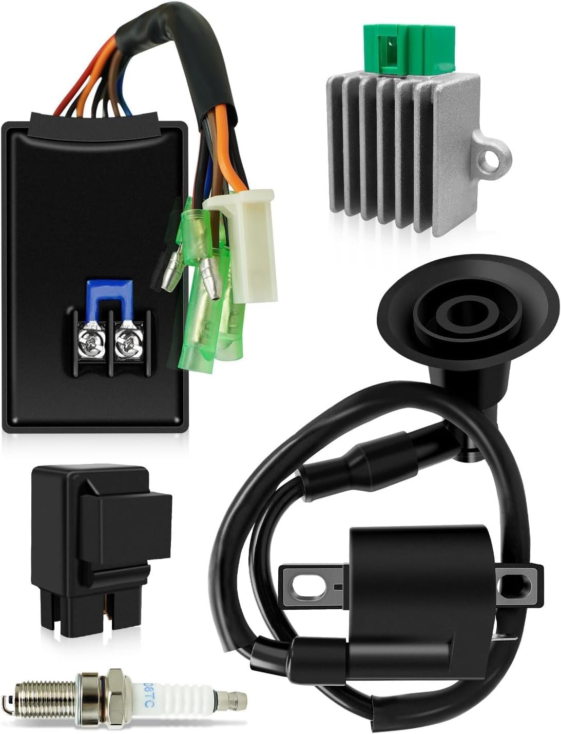 5PCS CDI Box Ignition Coil Kit Fit for Polaris Sportsman 90 Scrambler 90 50 5PCS CDI Box Ignition Coil Kit Fit for Polaris Sportsman 90 Scrambler 90 50