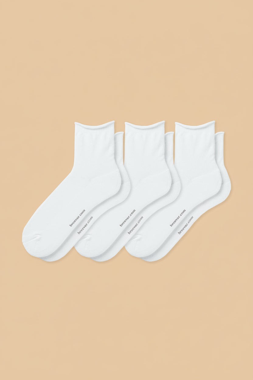3-Pack Men\'s Roll Top Socks 3-Pack Men\'s Roll Top Socks