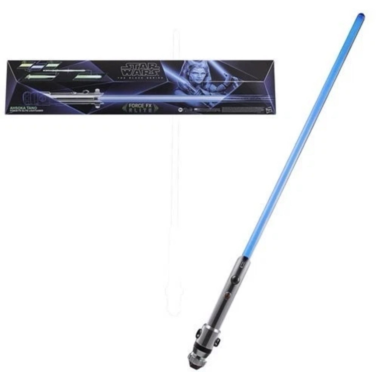 Hasbro Star Wars The Black Series Ahsoka Tano Force FX Elite Lightsaber Replica Hasbro Star Wars The Black Series Ahsoka Tano Force FX Elite Lightsaber Replica