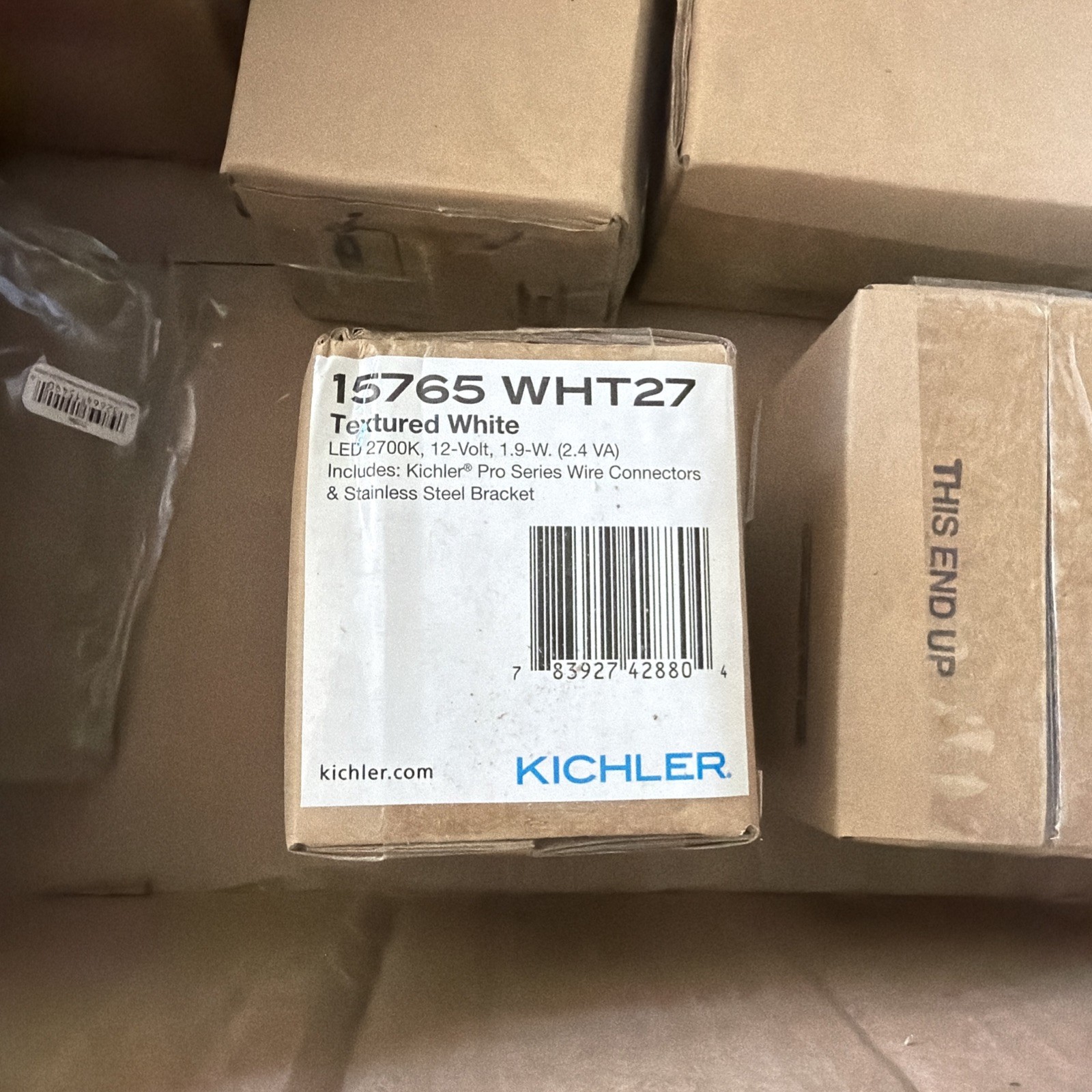 Kichler 15765-27 White Six Groove 4\