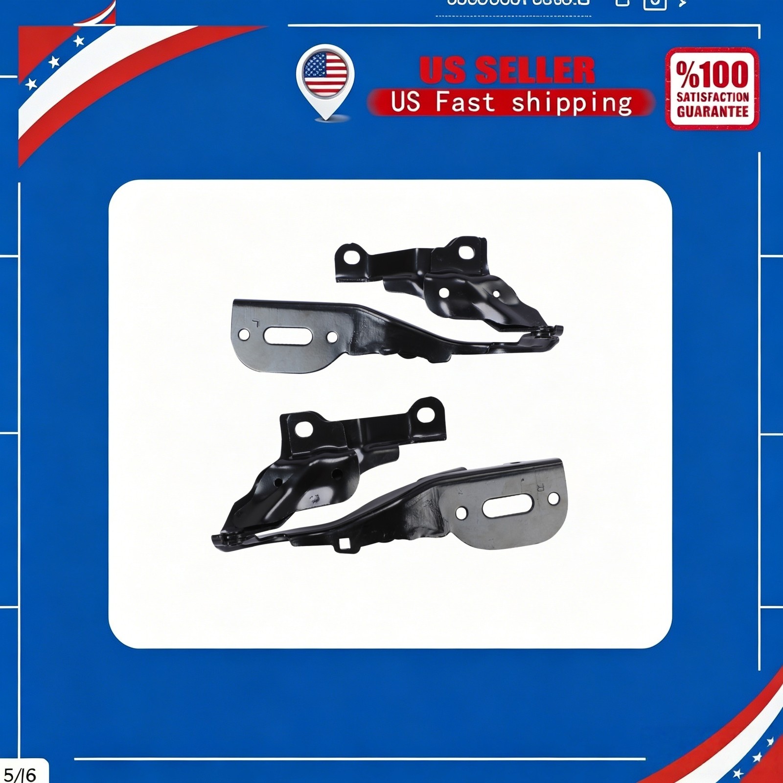 Fits for 2018-2022 Accord Sedan Hood Hinge Kit Left&Right 60170TVAA00ZZ
