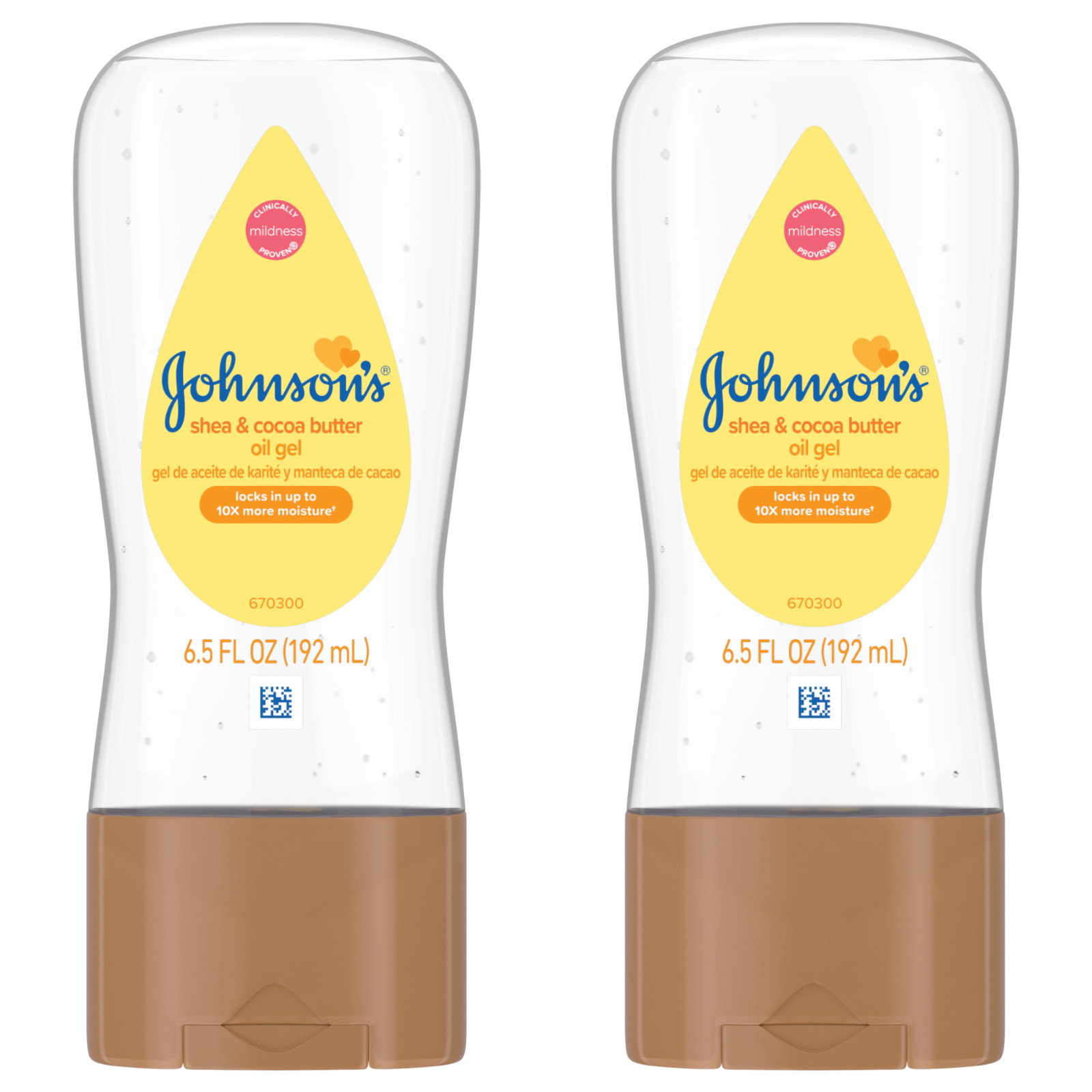 Johnson's Baby Body Moisturizing Oil Gel Shea & Cocoa Butter 2 Pack Johnson's Baby Body Moisturizing Oil Gel Shea & Cocoa Butter 2 Pack