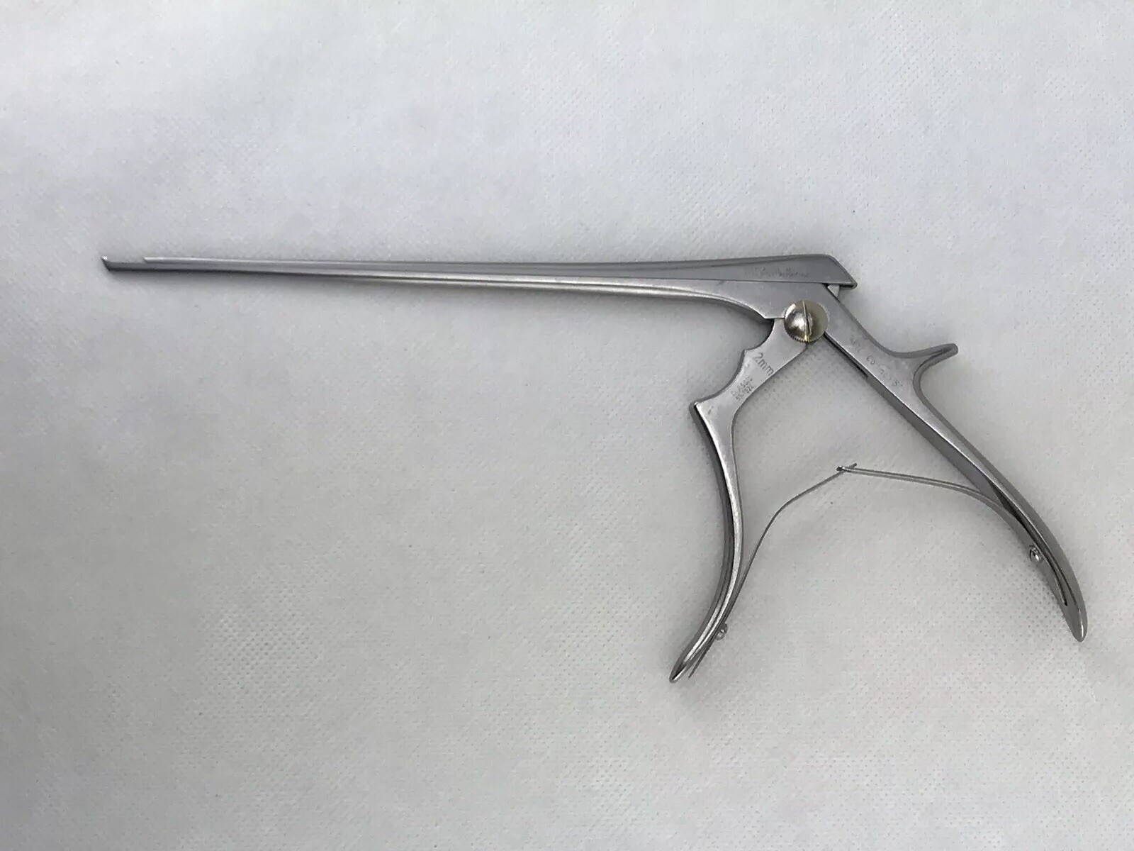 Symmetry Codman 53-1524 Cervical Kerrison Rongeur 40° Up 2mm Bite 8mm Opening
