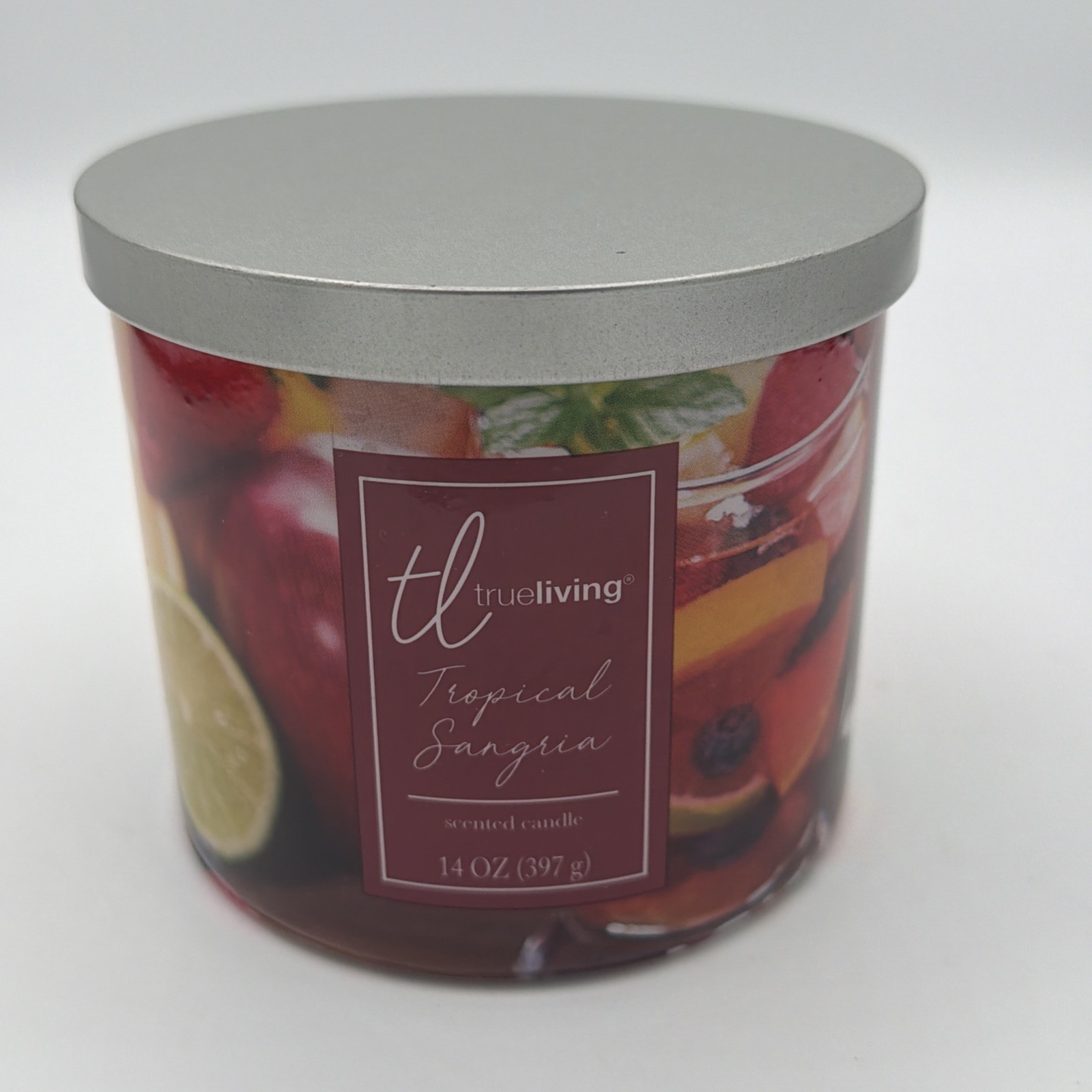 🍹🌴True Living tropical sangria, 3 Wick 14 OZ Jar Candle 🍹🌴True Living tropical sangria, 3 Wick 14 OZ Jar Candle