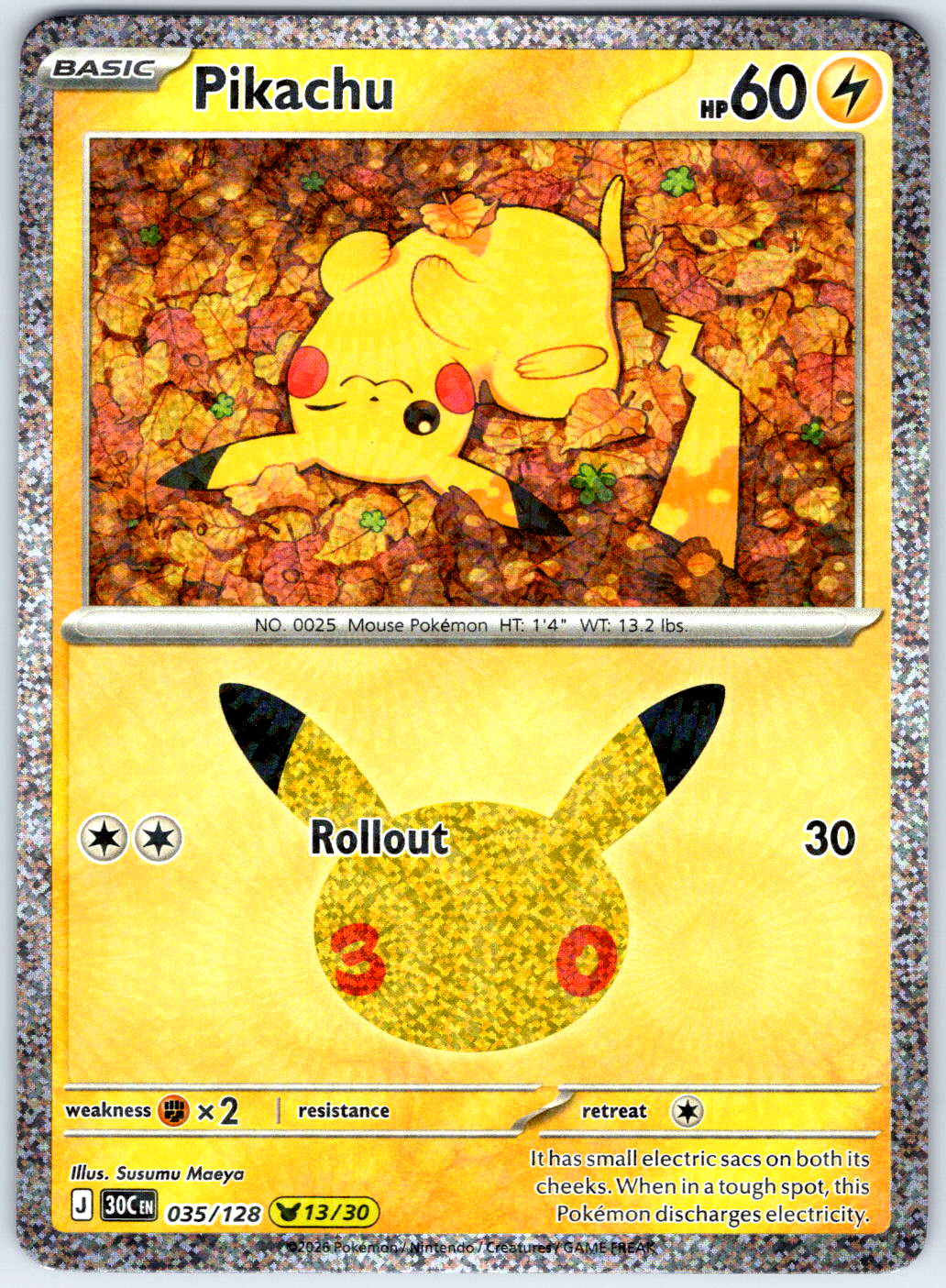 30TH CELEBRATION PIKACHU PICK AND CHOOSE 30TH CELEBRATION PIKACHU PICK AND CHOOSE