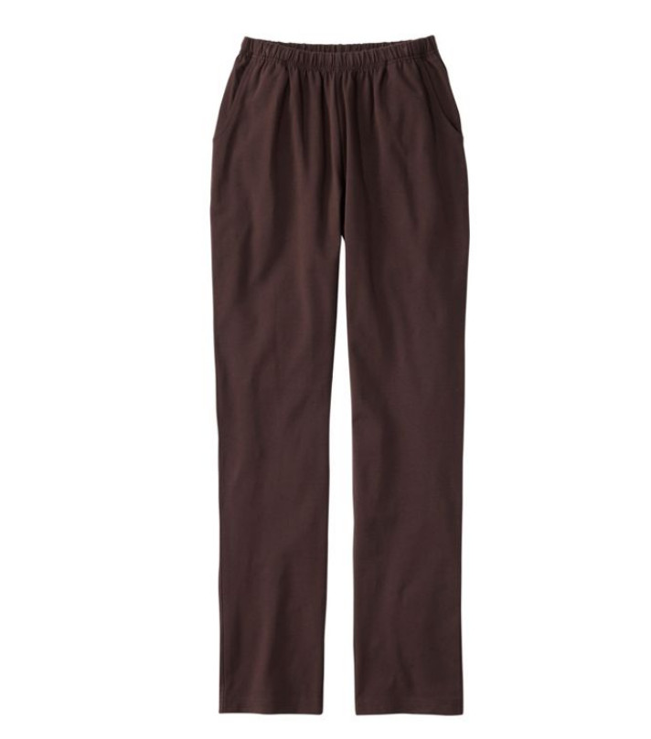 L.L.BEAN Women's Perfect Fit Pants, Original Tapered-Leg, Coffee Bean (NEW)