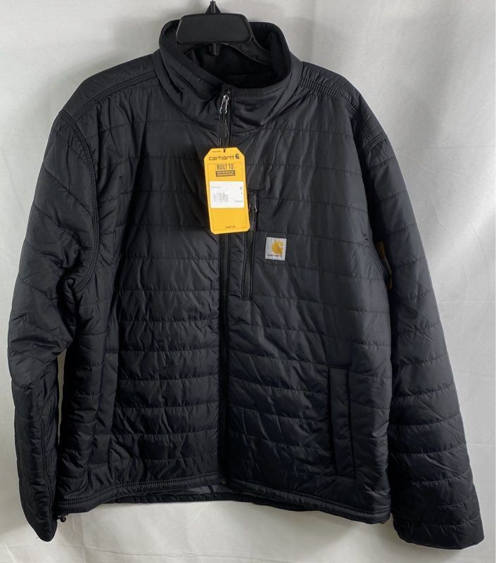 Carhartt Gilliam Jacket Insulated Puffer The Off Weeks Embroidery Black NWT Sz L