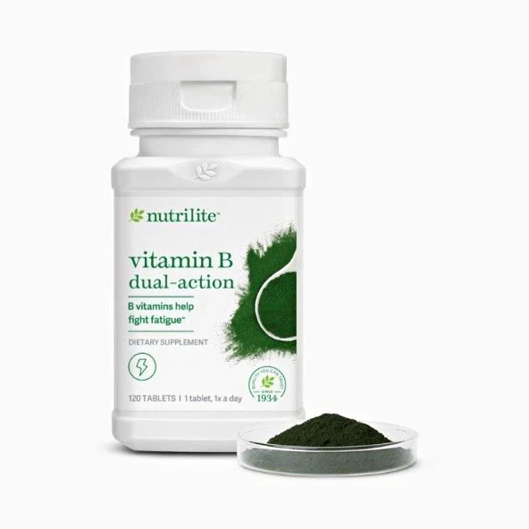 Amway Nutrilite Vitamin B Dual-Action General Wellness Tablets 120 Count Amway Nutrilite Vitamin B Dual-Action General Wellness Tablets 120 Count