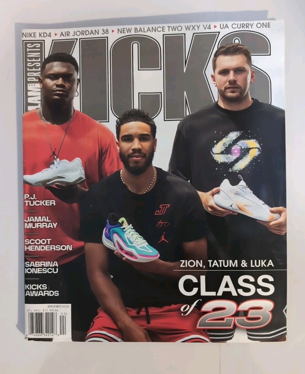 SLAM Presents Kicks Magazine Issue 26 Luka Doncic Jayson Tatum Zion Williamson