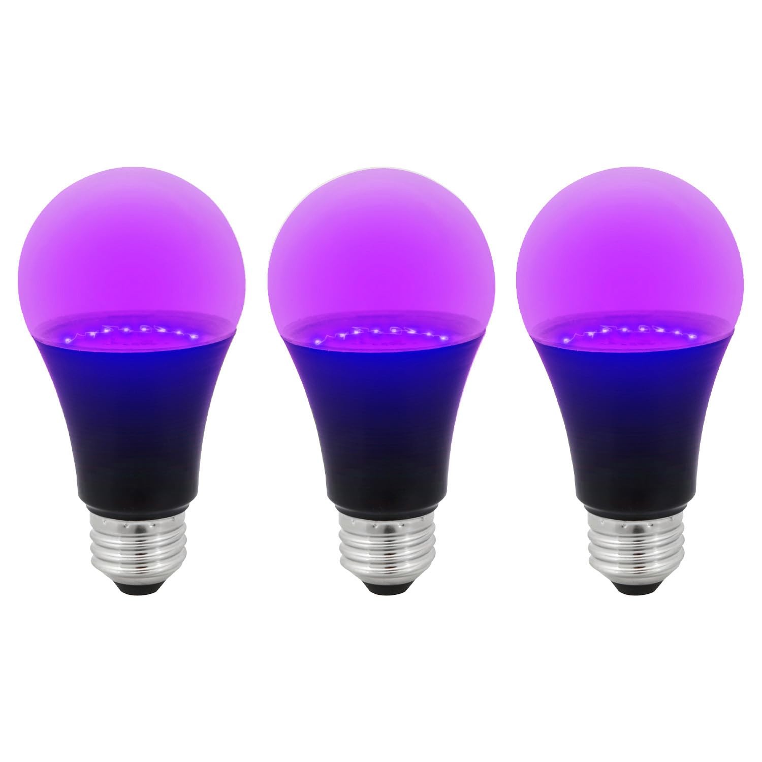 Sunlite LED A19 Black Light UV Bulb, 7W (60W Equiv.), A19, Blue Sunlite LED A19 Black Light UV Bulb, 7W (60W Equiv.), A19, Blue