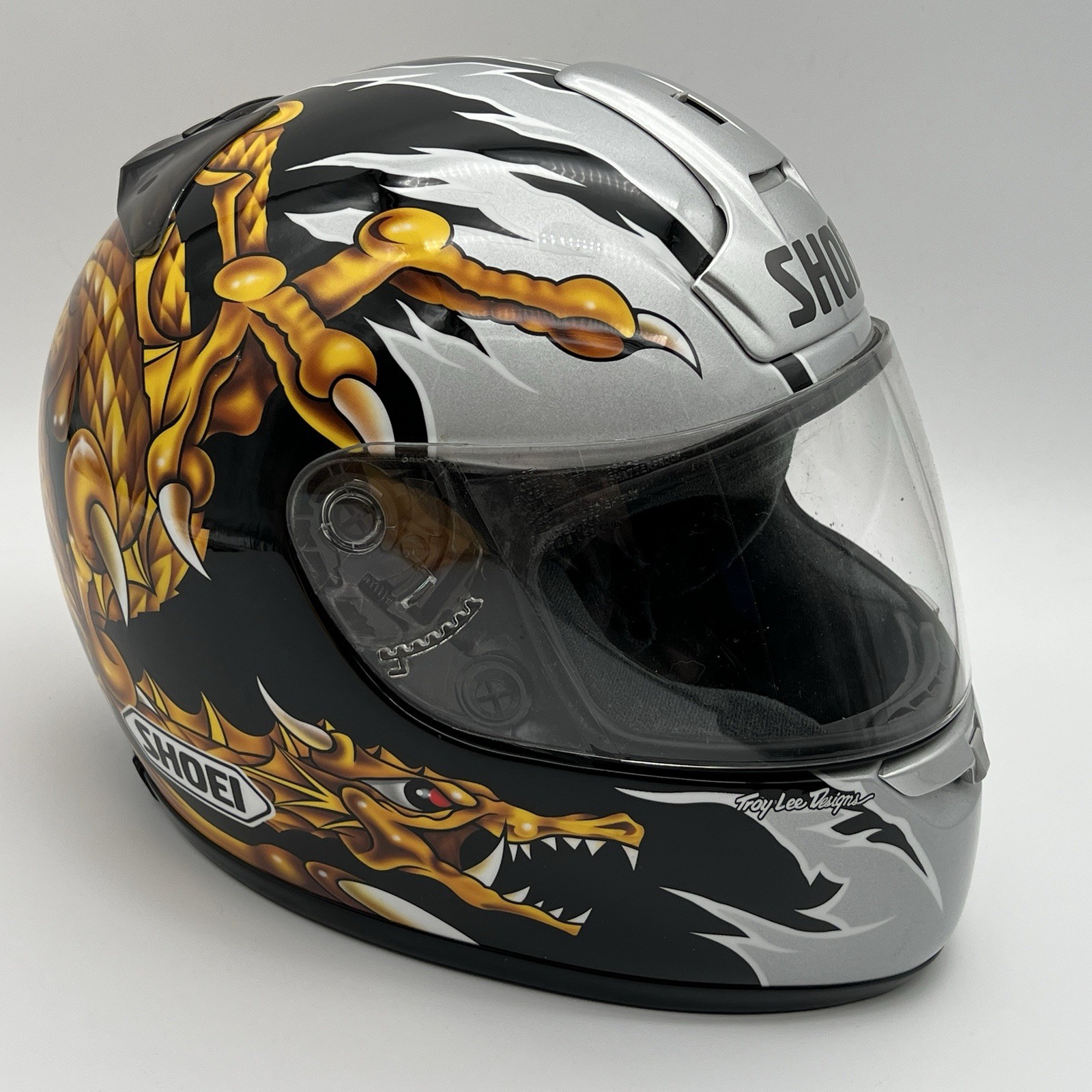 Vintage Shoei RF900 Troy Lee Designs Dragon Helmet Large TLD Display Only Vintage Shoei RF900 Troy Lee Designs Dragon Helmet Large TLD Display Only