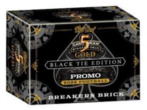 2026 Wild Card Black Tie Promo Breakers Brick 1 Auto & FIVE (5) Guaranteed 1/1