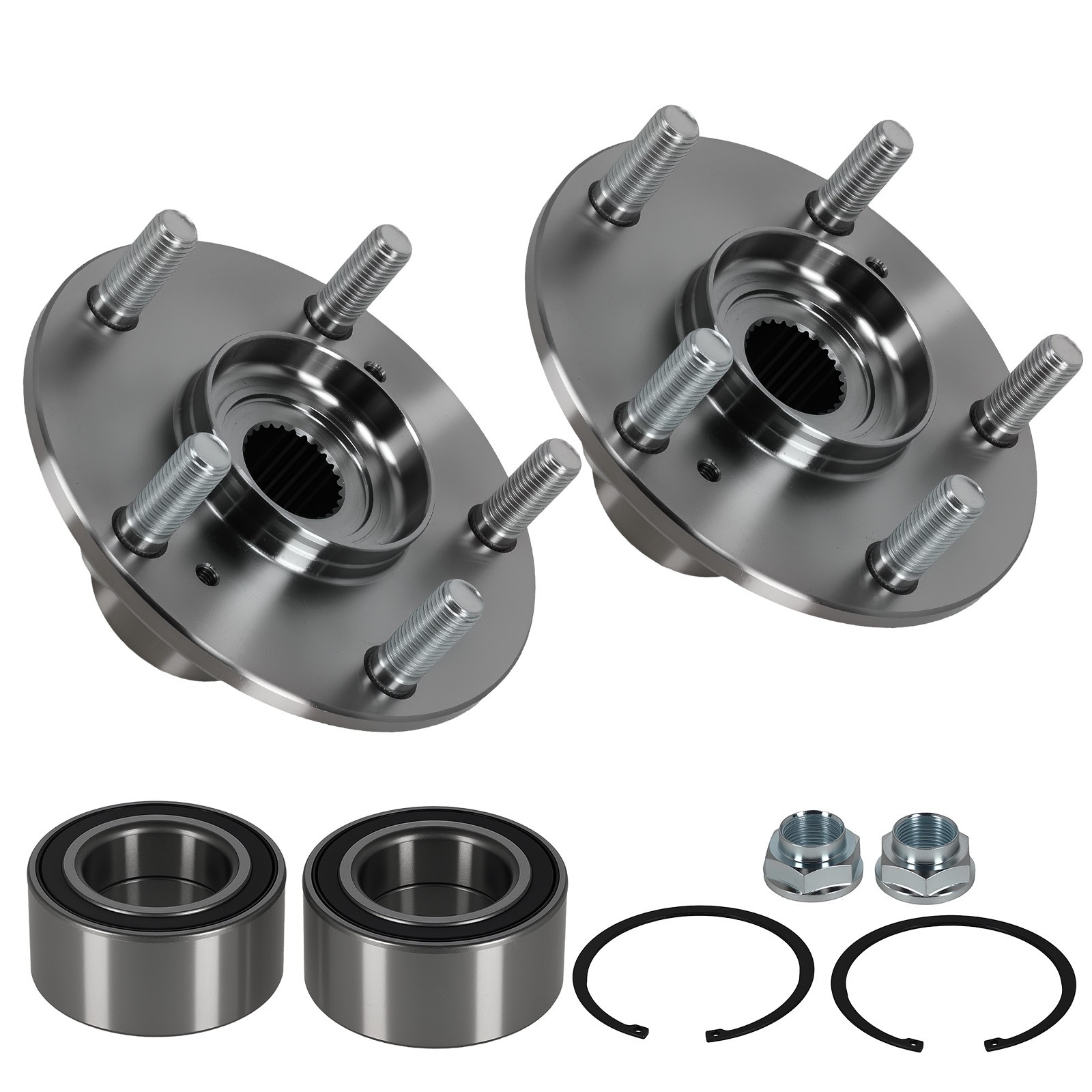 Front Left & Right Wheel Hub Bearing Assembly for Honda Accord Honda Accord 2003