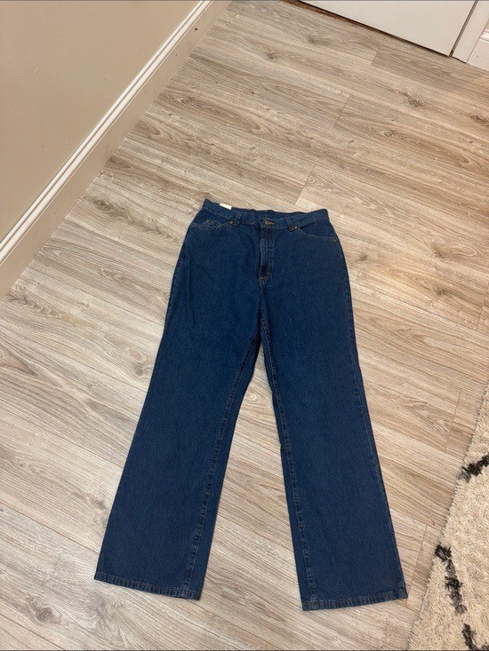 L.L. Bean Dark Blue Boot cut  jeans Women\'s size 16  NWT VINTAGE STYLE