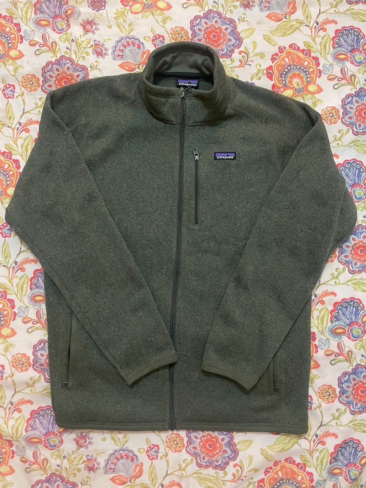 Patagonia Better Sweater Full Zip Fleece Industrial Green Men\'s XL Patagonia Better Sweater Full Zip Fleece Industrial Green Men\'s XL