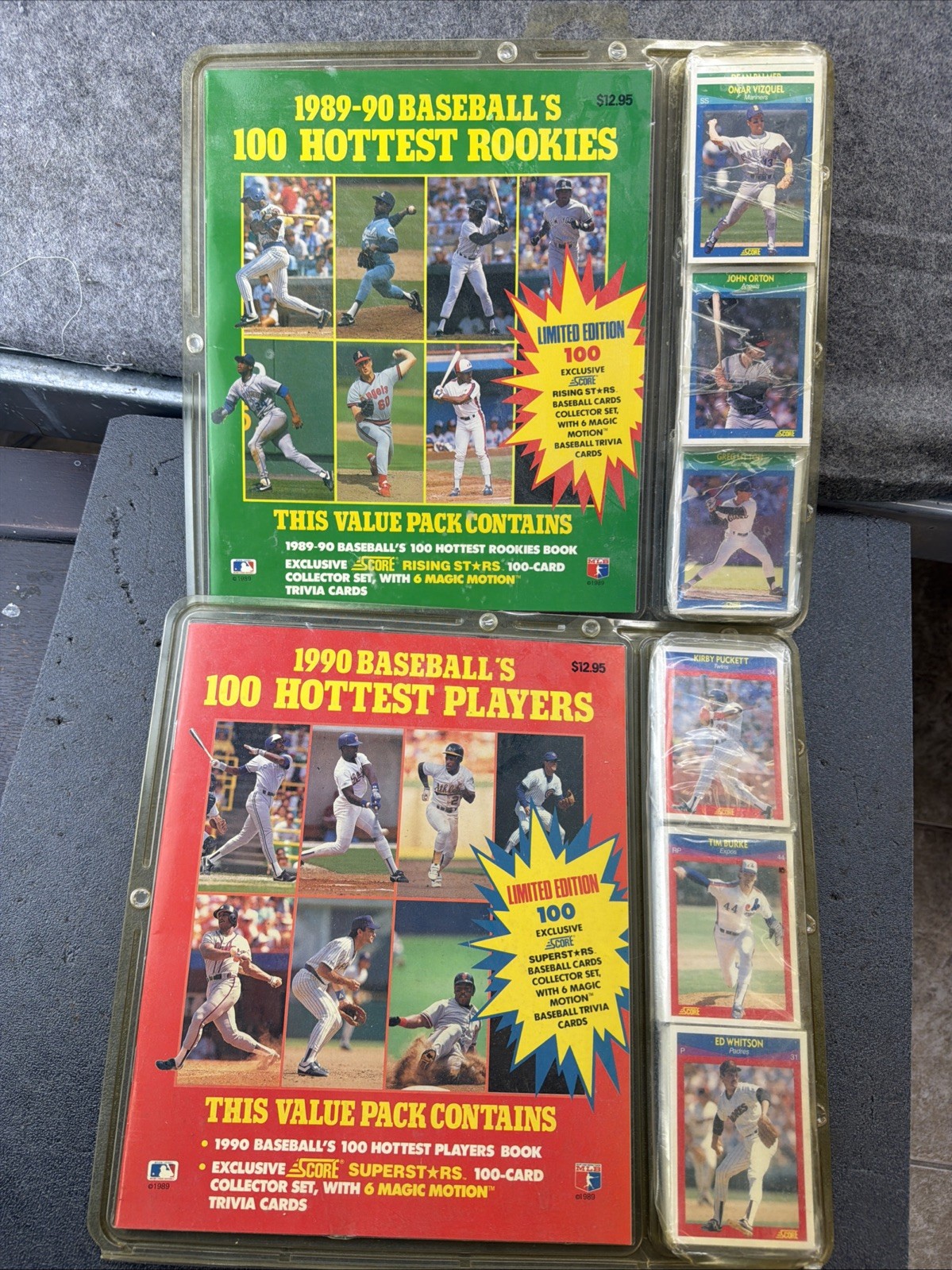 Lot of 2 1989-90/90Score Baseball 100 Hottest Rookies Factory Sealed Sets Lot of 2 1989-90/90Score Baseball 100 Hottest Rookies Factory Sealed Sets