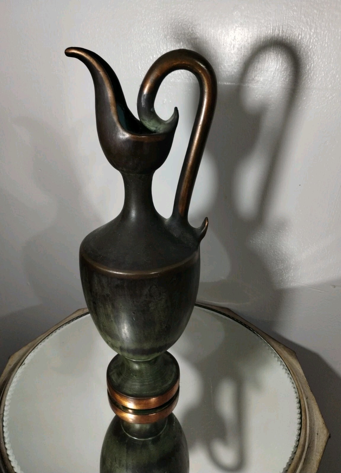 Antique - Mid Century Potter Art Oinochoe - Ewer -Vase 14 Antique - Mid Century Potter Art Oinochoe - Ewer -Vase 14