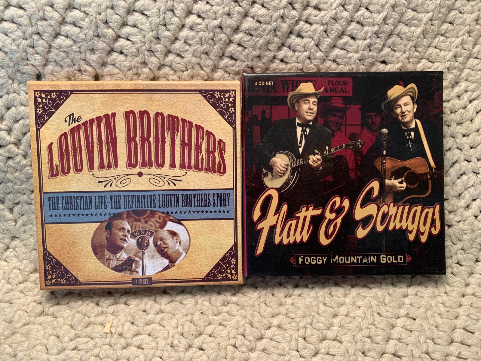 Lot Of 2 Proper Box 4 CD Bluegrass Sets Louvin Brothers & Flatt & Scruggs Lot Of 2 Proper Box 4 CD Bluegrass Sets Louvin Brothers & Flatt & Scruggs