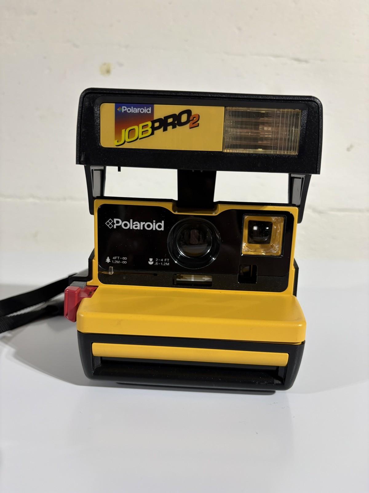 POLOROID JOB PRO VINTAGE INSTANT CAMERA WITH STRAP FLASH POLOROID JOB PRO VINTAGE INSTANT CAMERA WITH STRAP FLASH