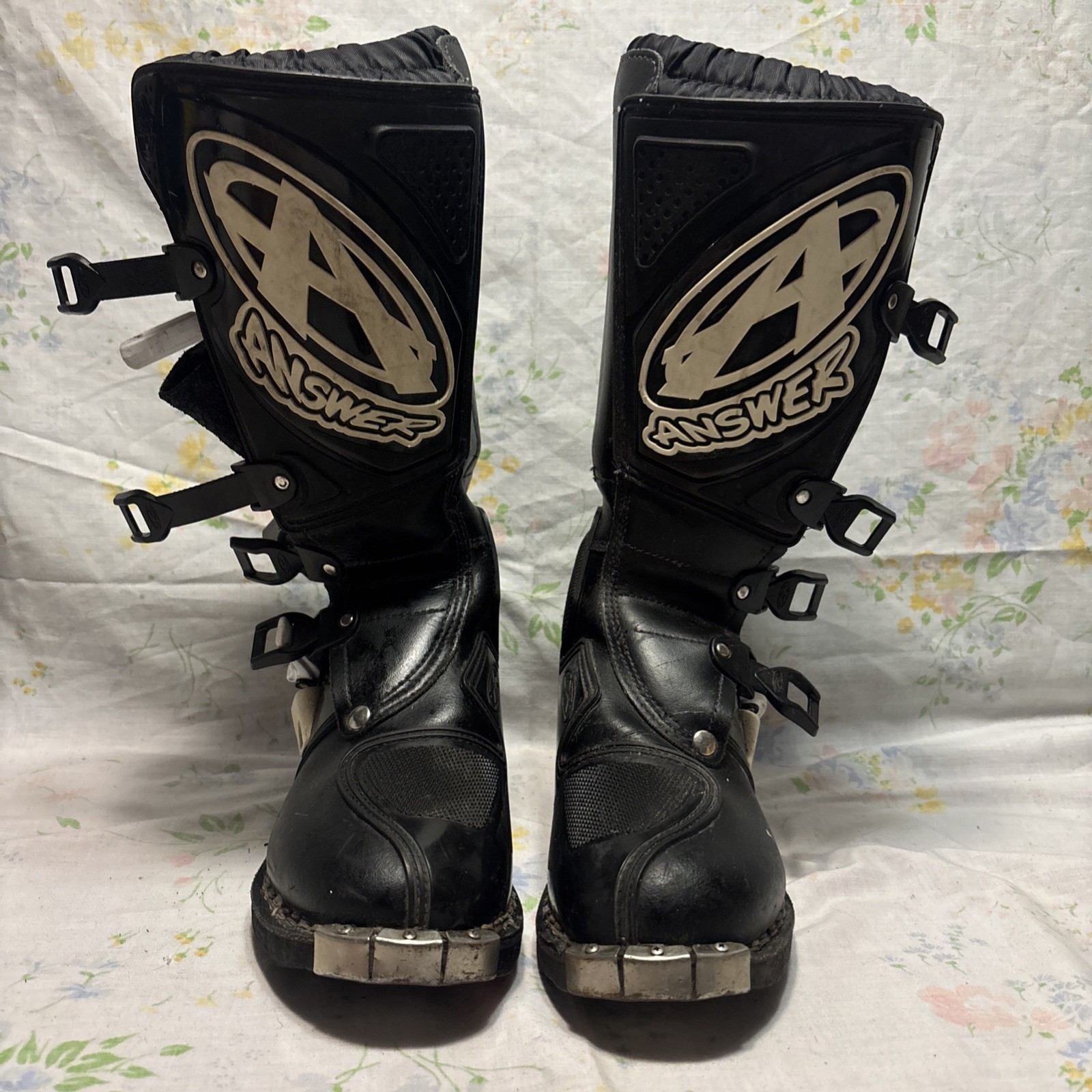 OLD STOCK VINTAGE Answer Motocross Boots over 25 years old Used RARE 🔥🔥🔥
