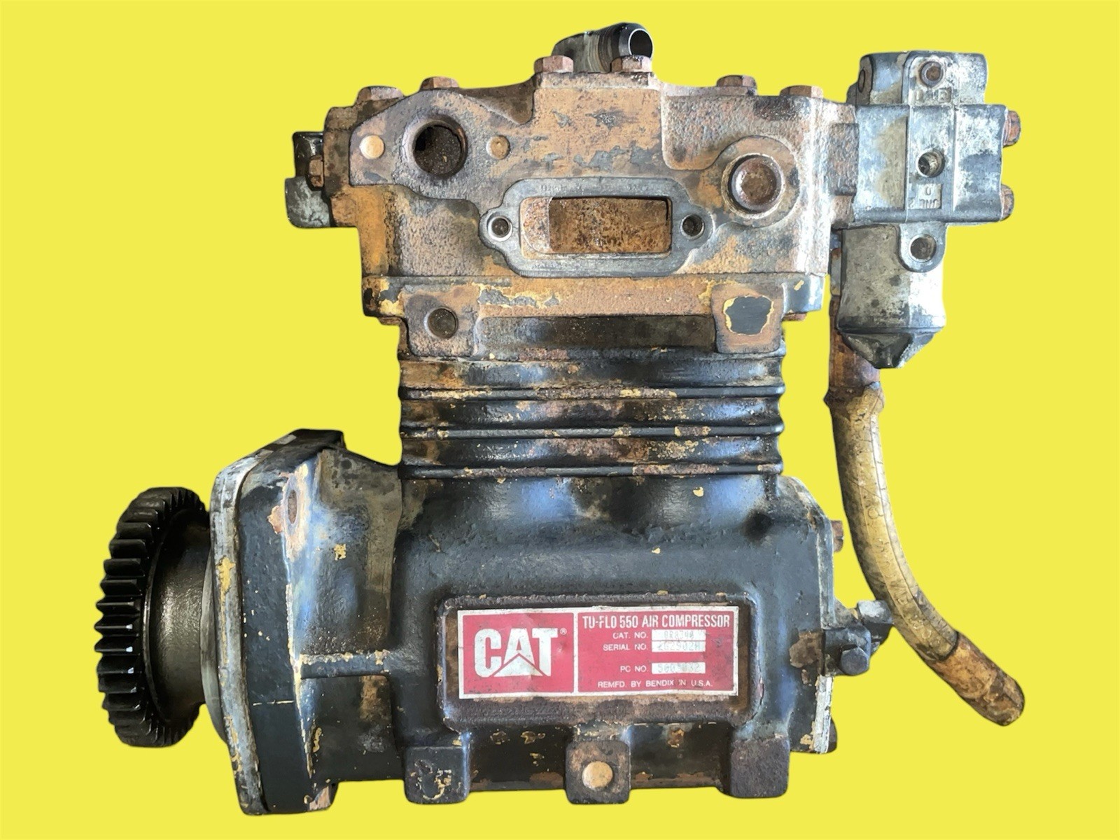 Caterpillar/Bendix Tu-Flo 550 Air Compressor OR8340, OR-8340 Caterpillar/Bendix Tu-Flo 550 Air Compressor OR8340, OR-8340