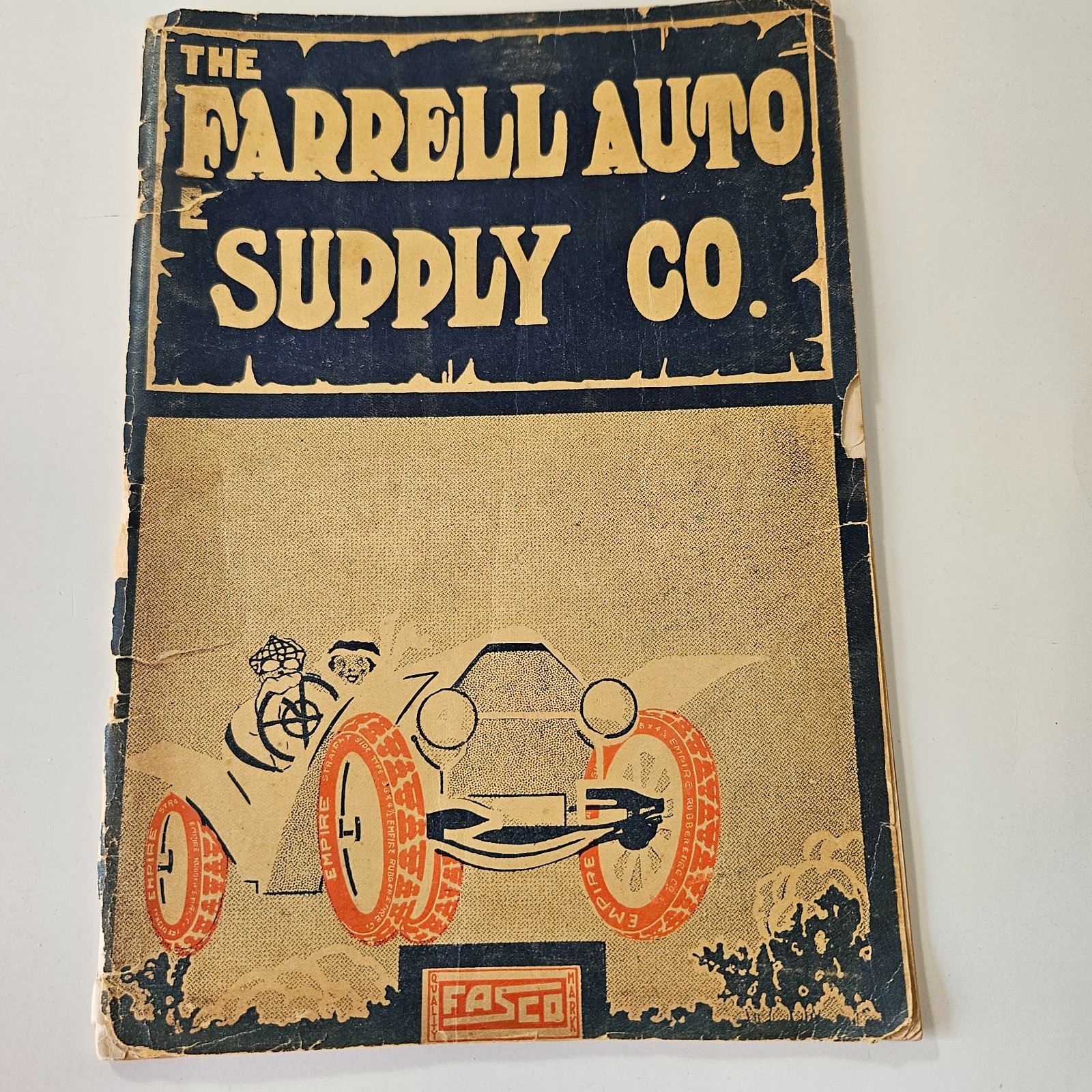 1916 Farrell Auto Supply Parts Sales Catalog Spark Plugs Lights Hood Ornaments