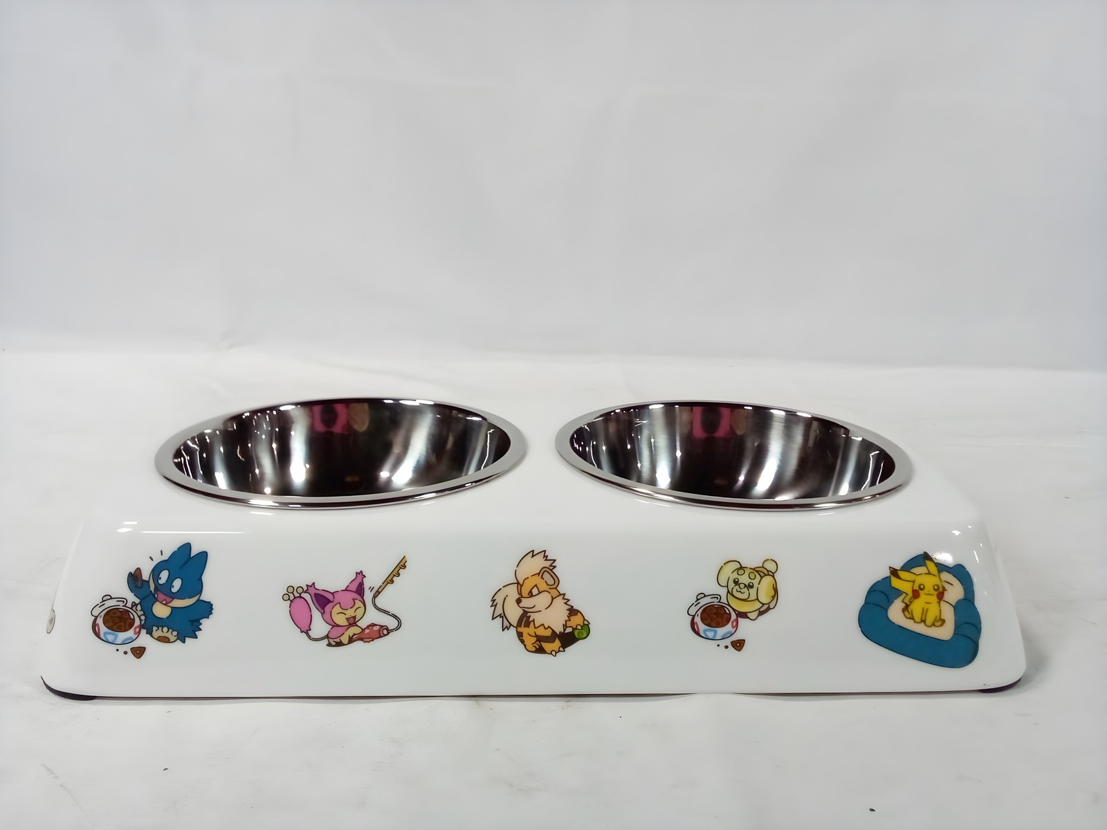 Pokémon Center Playful Partners Double Pet Bowls by James Turner Pokémon Center Playful Partners Double Pet Bowls by James Turner