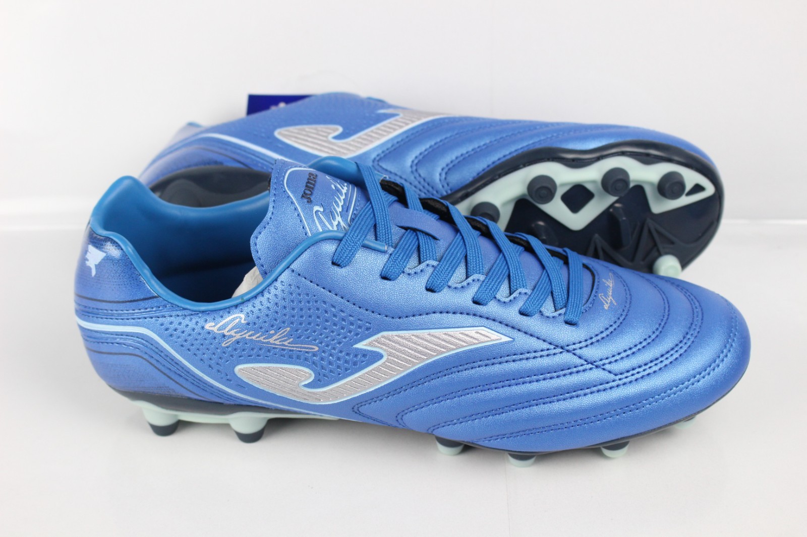 Joma Men\'s Soccer Shoes Firm Ground Aguila 2304 Royal Blue Joma Men\'s Soccer Shoes Firm Ground Aguila 2304 Royal Blue